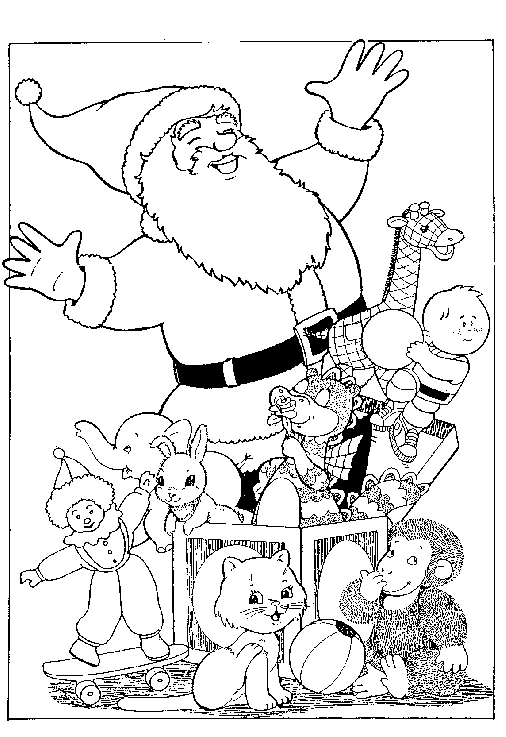 De vrolijke kerstman